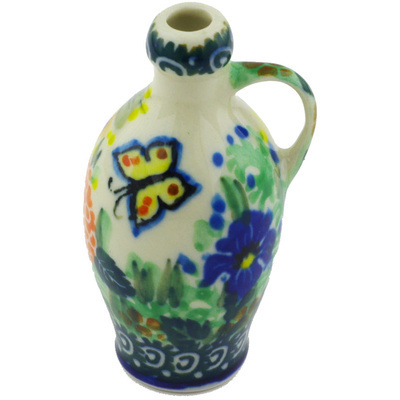 Polish Pottery Mini Vase 3&quot; Spring Garden UNIKAT