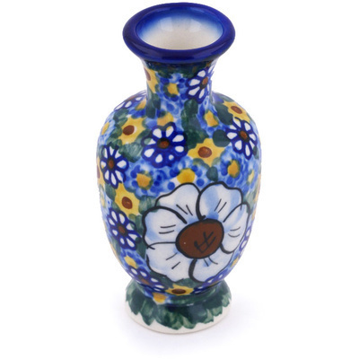 Polish Pottery Mini Vase 4&quot; UNIKAT