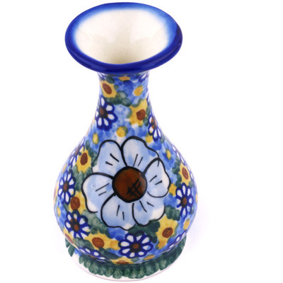 Polish Pottery Mini Vase 5&quot; UNIKAT