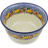 Polish Pottery Mixing Bowl 12-inch (8 quarts) Autumn Falling Leaves UNIKAT