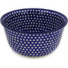 Polish Pottery Mixing Bowl 12-inch (8 quarts) Blue Eyes