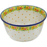 Polish Pottery Mixing Bowl 12-inch (8 quarts) Bright Spring UNIKAT