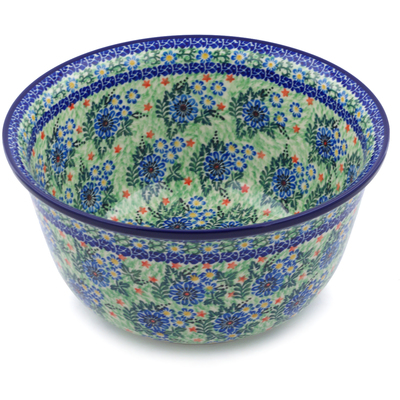 Polish Pottery Mixing Bowl 12-inch (8 quarts) Spring Wedding UNIKAT