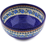 Polish Pottery Mixing bowl, serving bowl Blue Cornflower