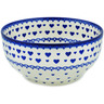Polish Pottery Mixing bowl, serving bowl Blue Valentine