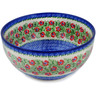 Polish Pottery Mixing bowl, serving bowl Midsummer Bloom