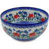 Polish Pottery Mixing bowl, serving bowl Open Fields