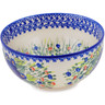 Polish Pottery Mixing bowl, serving bowl Poppy Trio UNIKAT