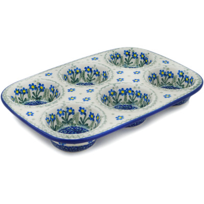 https://www.artisanimports.com/polish-pottery/muffin-pan-11-inch-blue-daisy-circle-h0871b-thumbXL.jpg