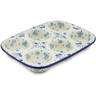 Polish Pottery Muffin Pan 11&quot; Bright Day
