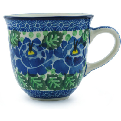 Polish Pottery Mug 10 oz Blue Bliss