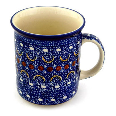 Polish Pottery Mug 10 oz Blue Horizons