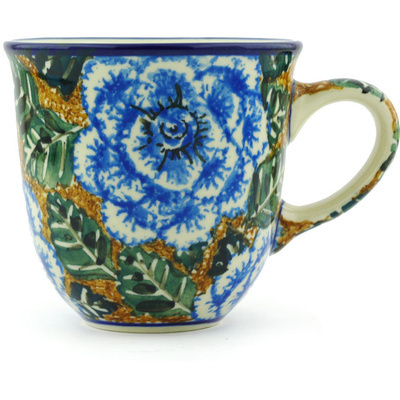 Polish Pottery Mug 10 oz Bluemings UNIKAT