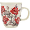 Polish Pottery Mug 10 oz Bold Blooms UNIKAT