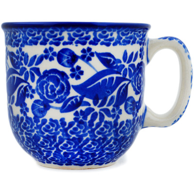 Polish Pottery Mug 10 oz Cobalt Dreams