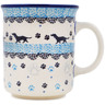 Polish Pottery Mug 10 oz Dachshund