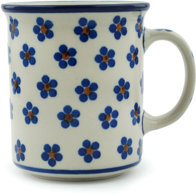 Polish Pottery Mug 10 oz Daisy Dots