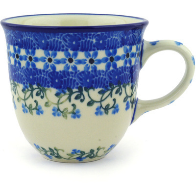 Polish Pottery Mug 10 oz Dancing Vines