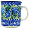 Polish Pottery Mug 10 oz English Rose UNIKAT