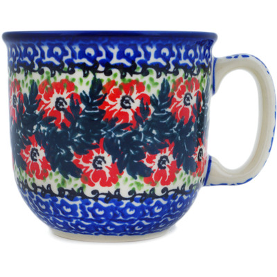 Polish Pottery Mug 10 oz Front Porch Blooms