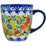 Polish Pottery Mug 10 oz Fruitful Vines UNIKAT