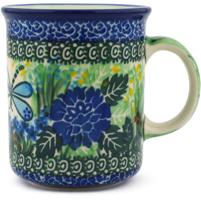 Polish Pottery Mug 10 oz Garden Delight UNIKAT