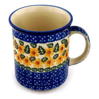 Polish Pottery Mug 10 oz