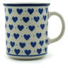 Polish Pottery Mug 10 oz Hearts Delight