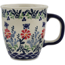 Polish Pottery Mug 10 oz Last Summer Flowers