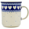 Polish Pottery Mug 10 oz Light Hearted