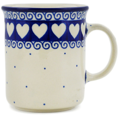 Polish Pottery Mug 10 oz Light Hearted