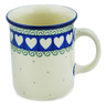 Polish Pottery Mug 10 oz Light Hearted