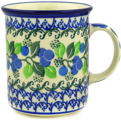 Polish Pottery Mug 10 oz Limeberry