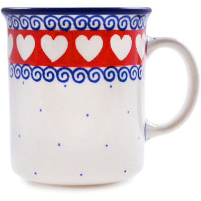 Polish Pottery Mug 10 oz Love Struck
