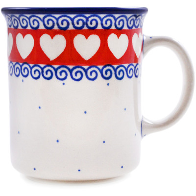 Polish Pottery Mug 10 oz Love Struck