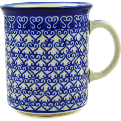 Polish Pottery Mug 10 oz Lovely Heart