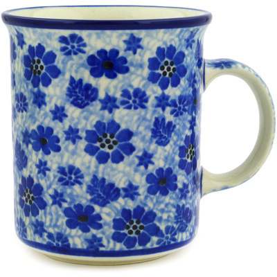 Polish Pottery Mug 10 oz Misty Bird