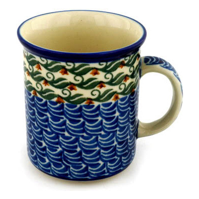 Polish Pottery Mug 10 oz Myrtle Beach