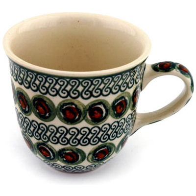 Polish Pottery Mug 10 oz Olive You