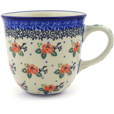 Polish Pottery Mug 10 oz Pasadena Delight