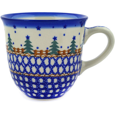 Polish Pottery Mug 10 oz Pocono Pines