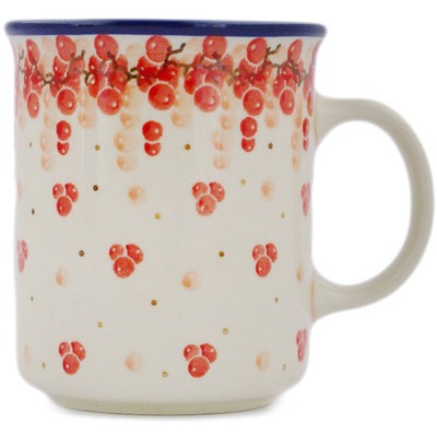 Polish Pottery Mug 10 oz Red Currant