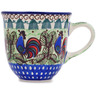Polish Pottery Mug 10 oz Rooster Row UNIKAT