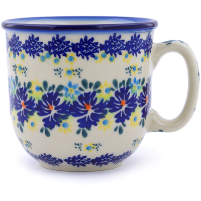 Polish Pottery Mug 10 oz Spring Meadow