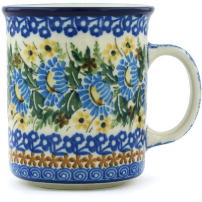 Polish Pottery Mug 10 oz Summer Dreams UNIKAT