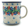Polish Pottery Mug 10 oz Summer Wreath