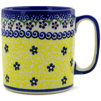 Polish Pottery Mug 10 oz Sun Garden