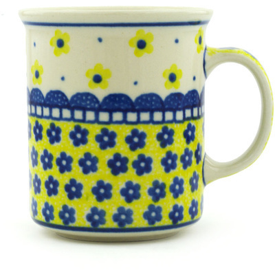 Polish Pottery Mug 10 oz Sunshine