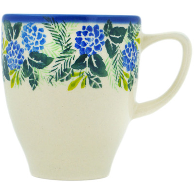 Polish Pottery Mug 10 oz Thistle