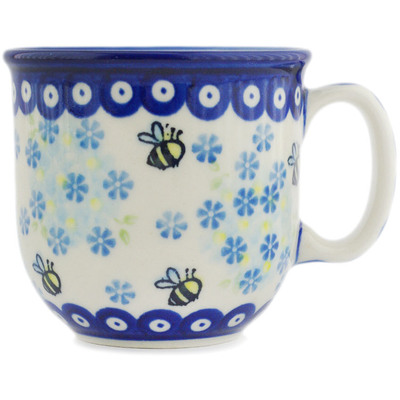 Polish Pottery Mug 10 oz UNIKAT